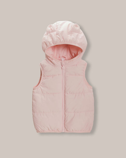 Chaleco Hoodie Rosa